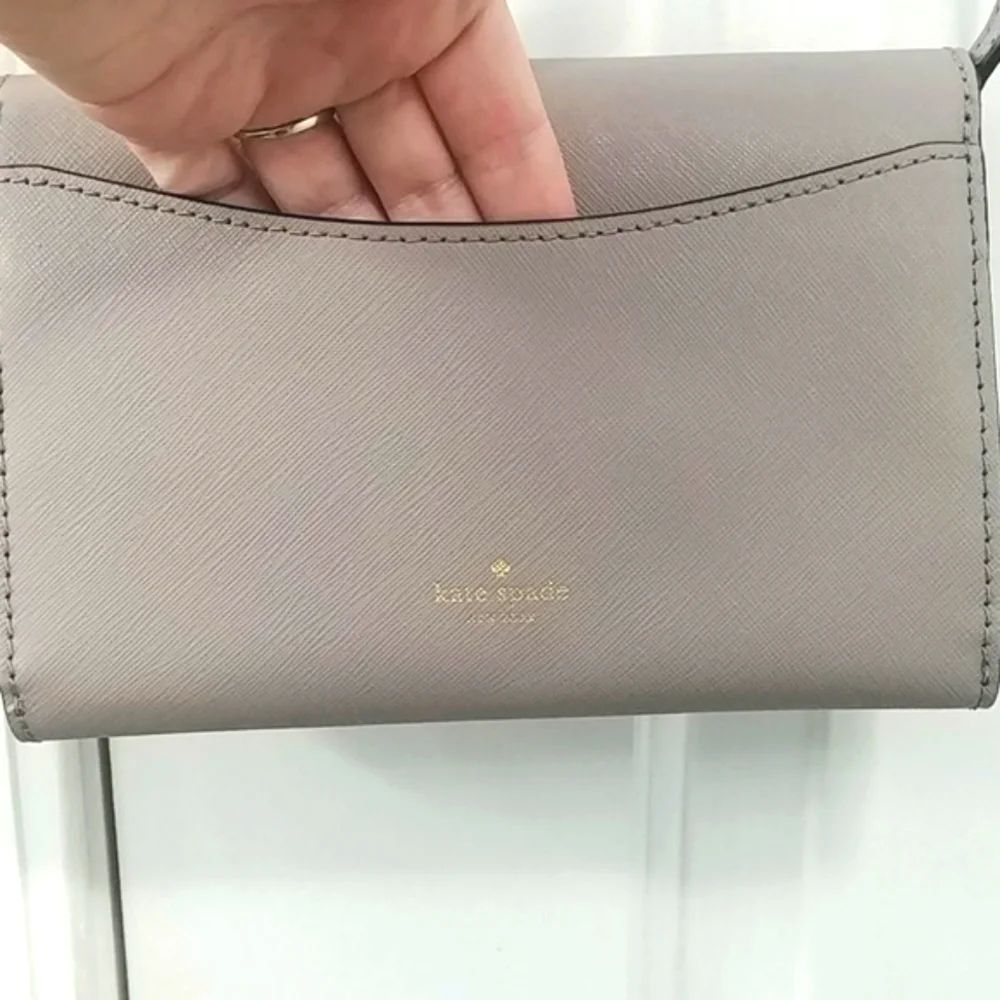 NWT! Kate Spade Owl Summer Dove Gray Crossbody